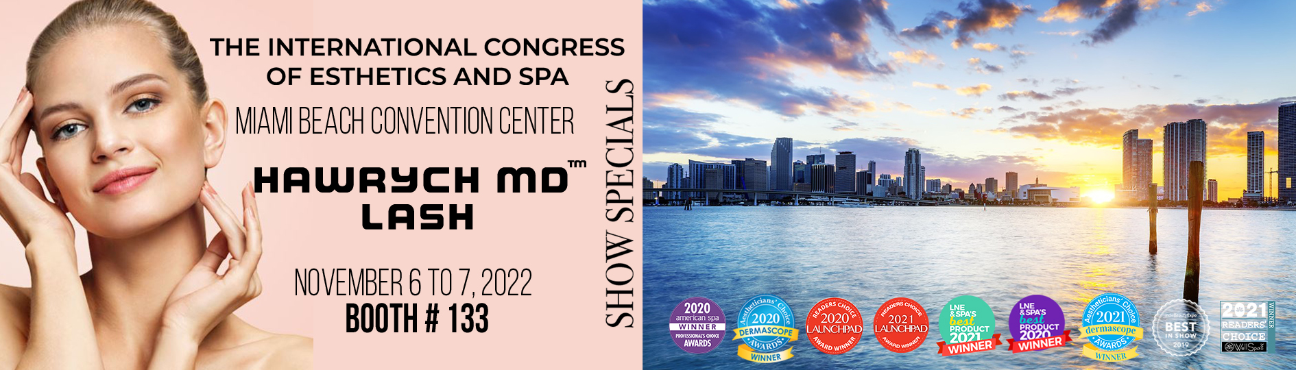 hawrych md lash miami-beach-skin-care-show-2022